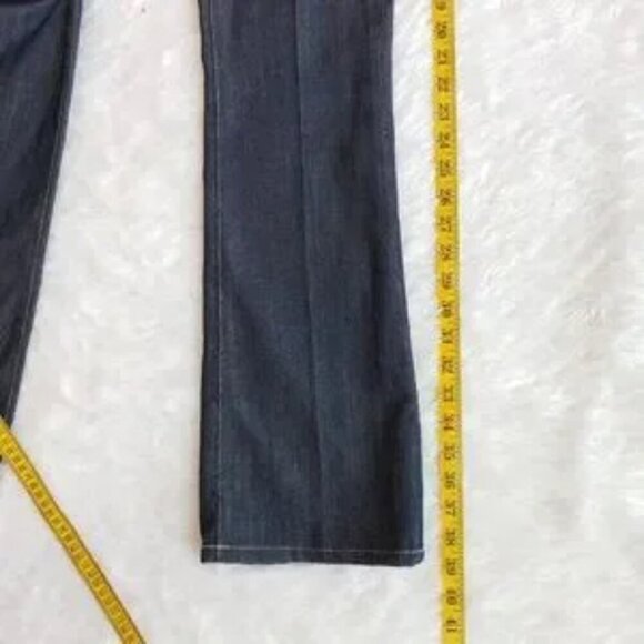 7 For All Mankind ~ Dark Wash Embroidered Jeans ~ Size 24 - Picture 5 of 6